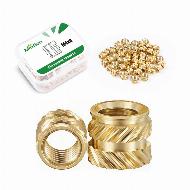 M4×4mm Gewindeeinsätze Messing Heat Insert 50Stk